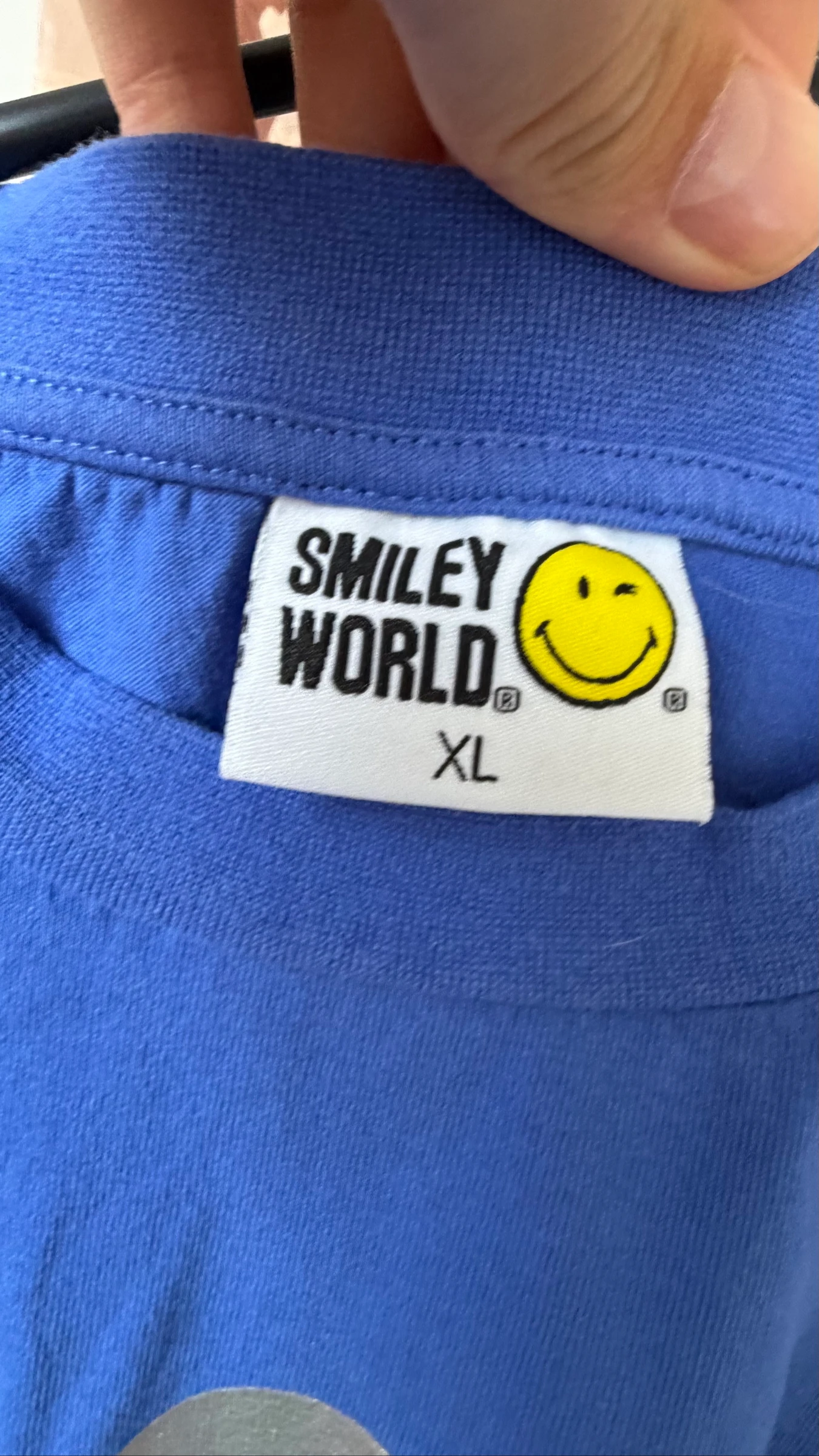 SmileyWorld blauwe oversized T-shirt – maat XL – photo 4